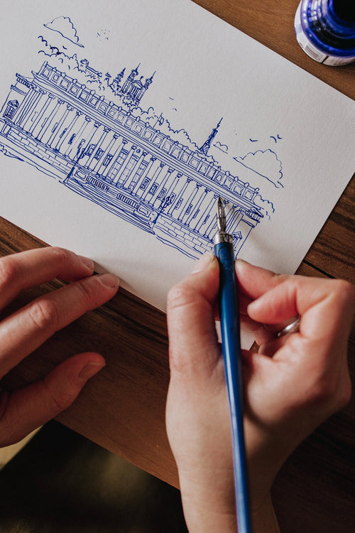 Original ! 24 colonnes, Bleu