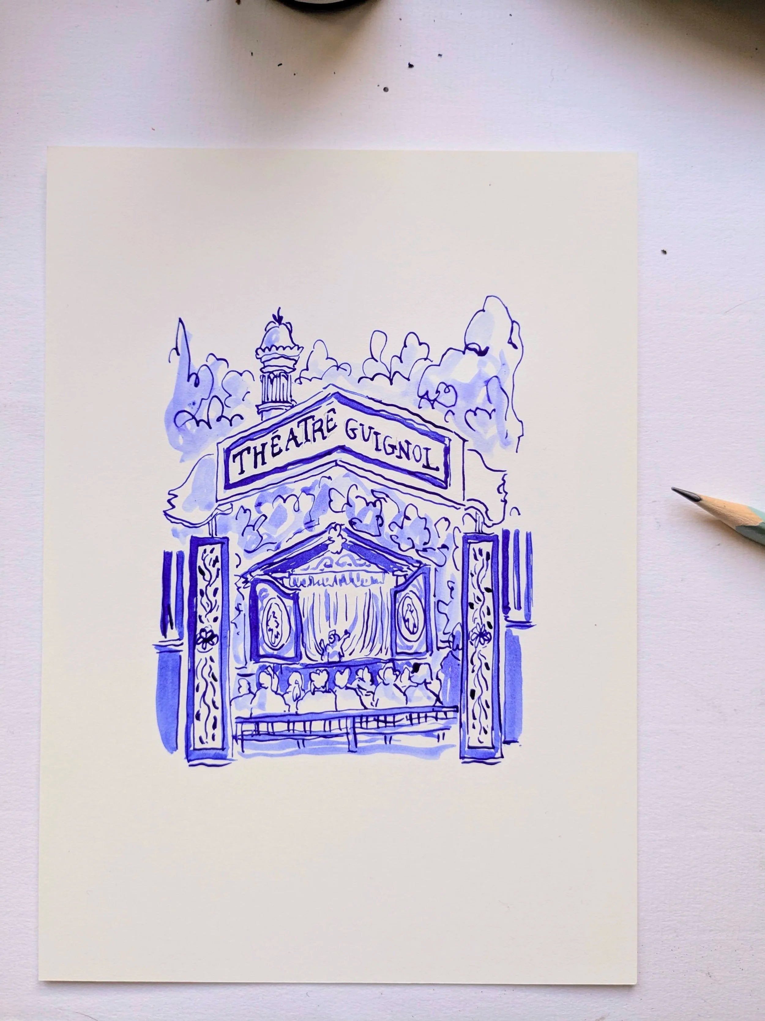 Original ! Théâtre Guignol - Bleu