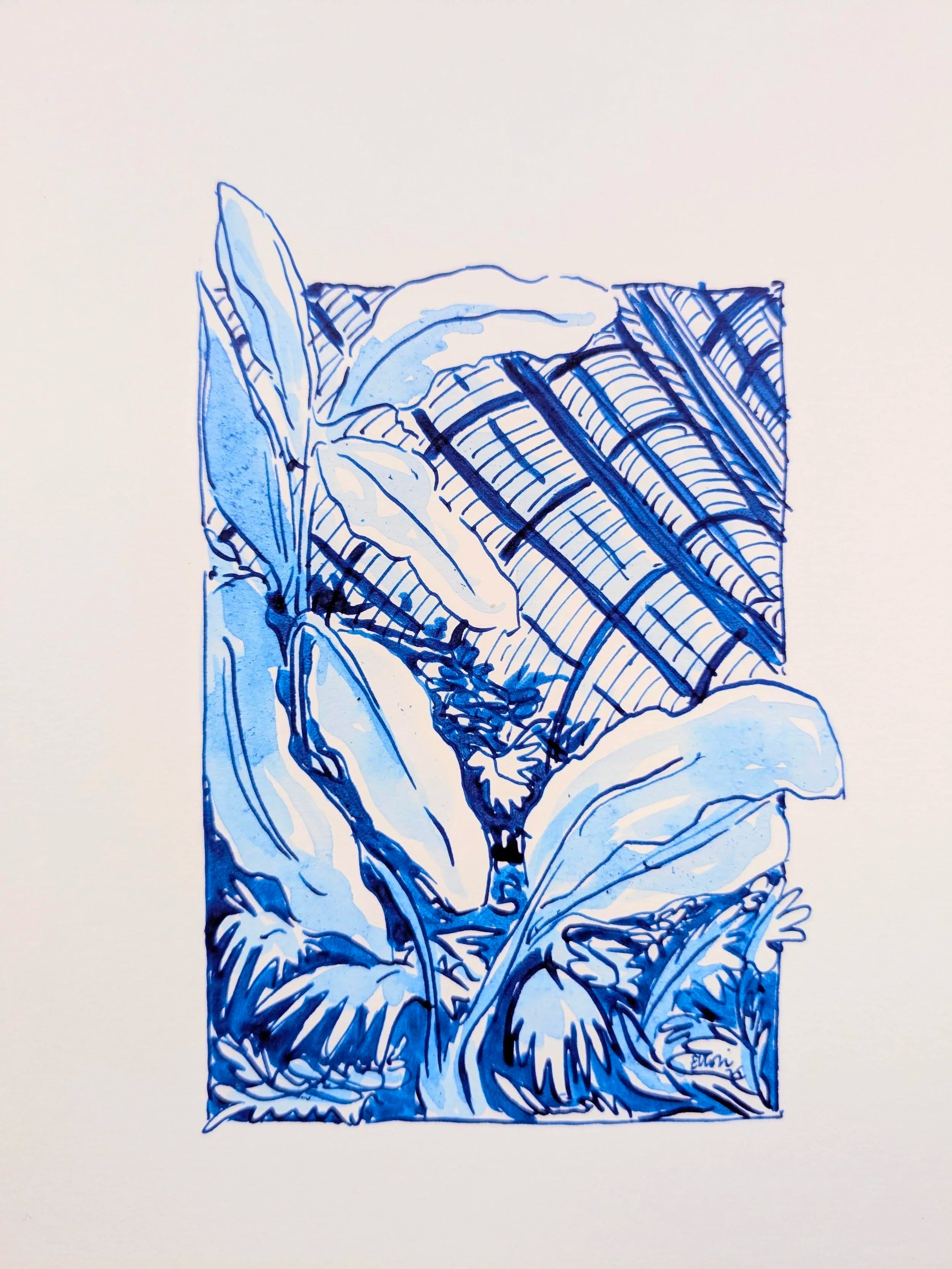 Original ! Serre du Parc de la Tête d'Or - Bleu #3