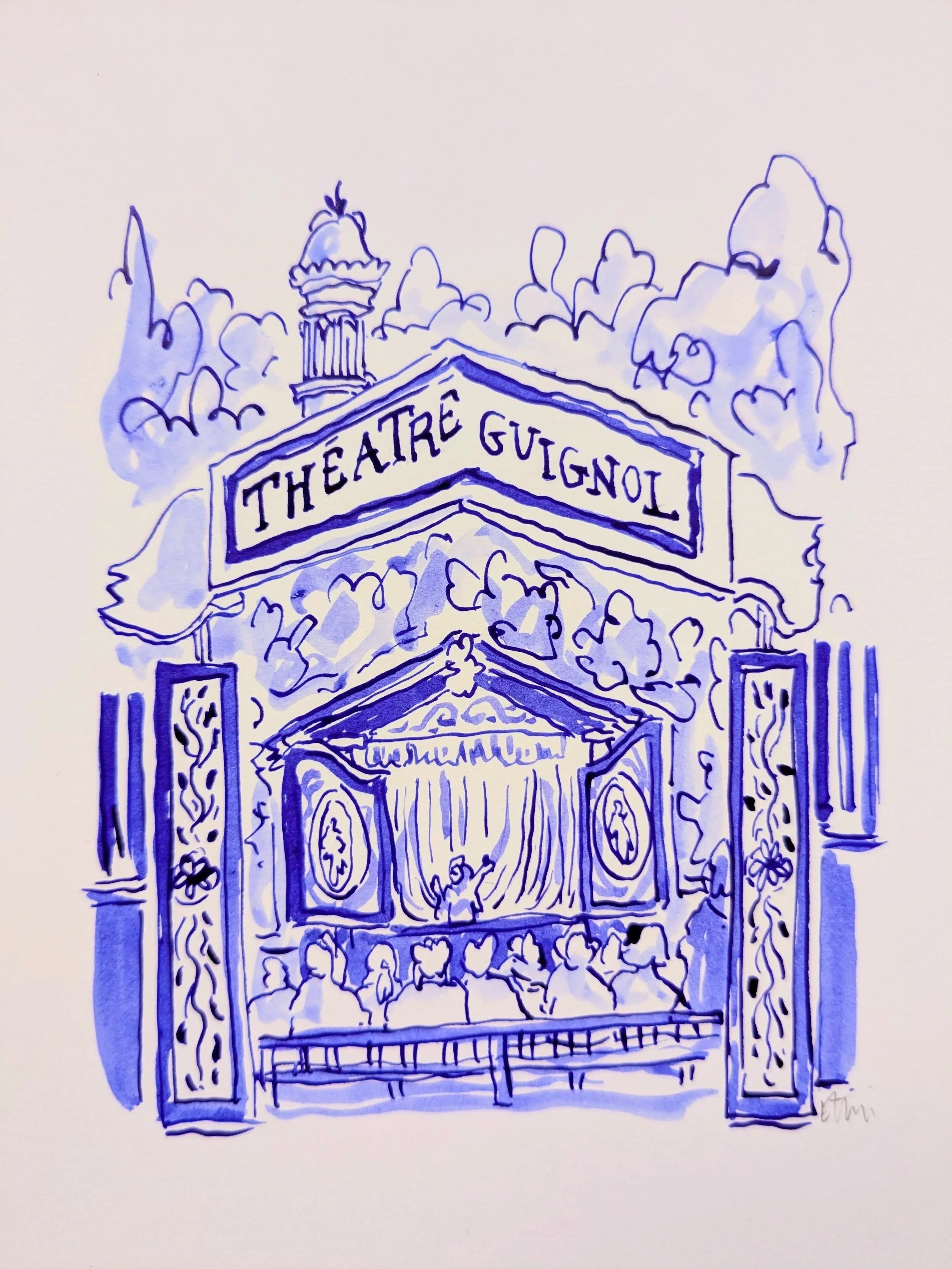 Original ! Théâtre Guignol - Bleu