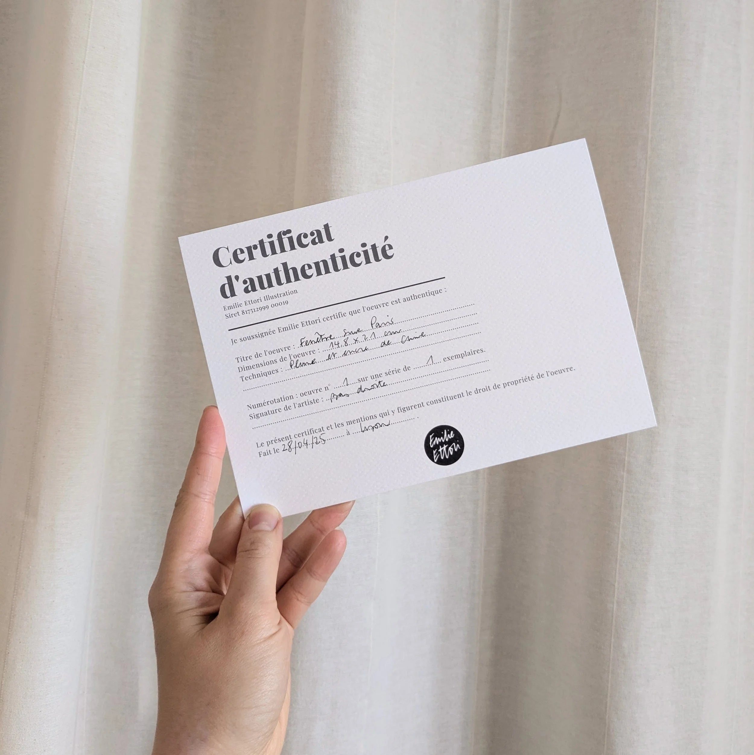 Original ! Serre du Parc de la Tête d'Or - Noir