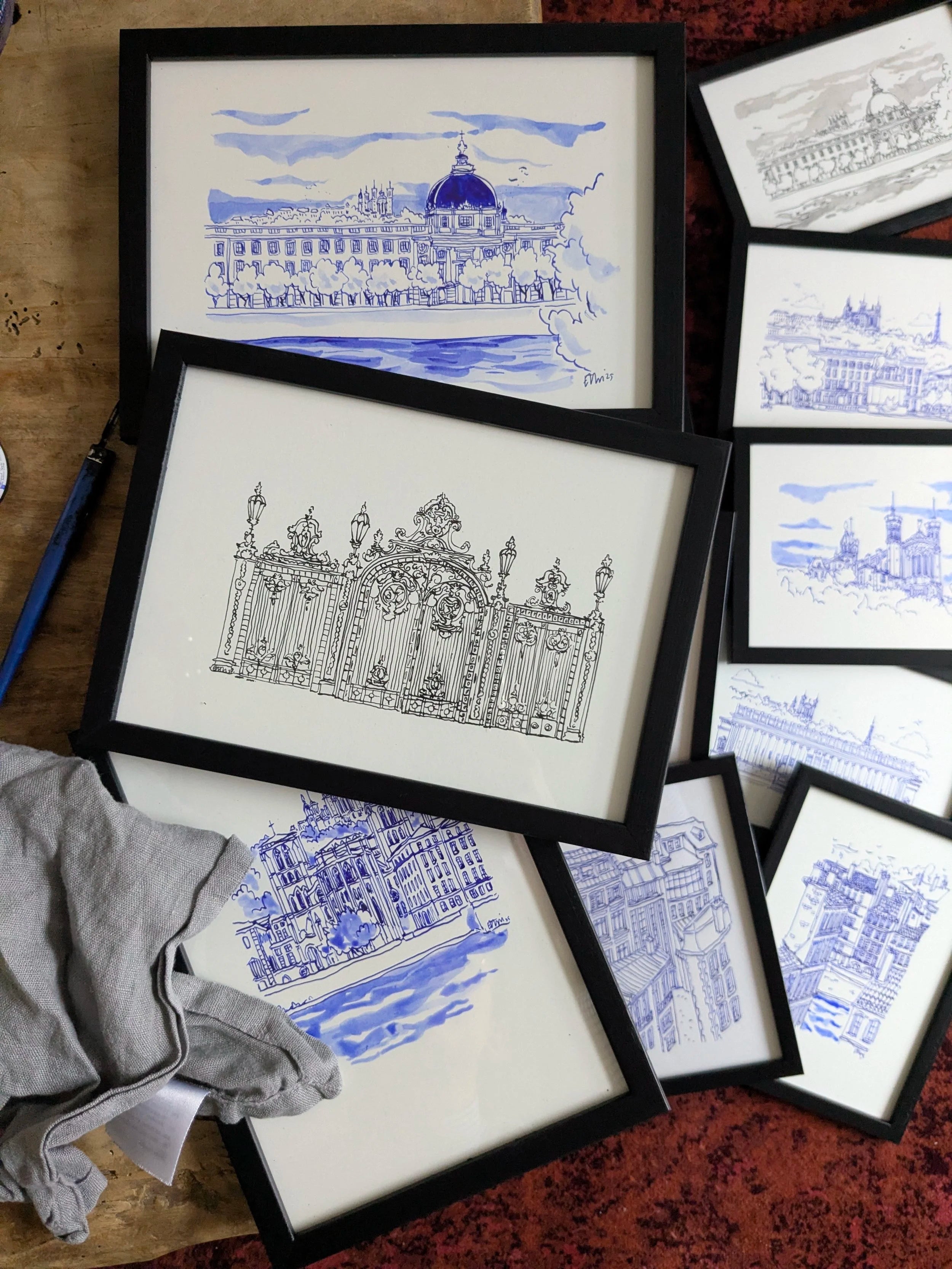 Original ! 24 colonnes, Bleu